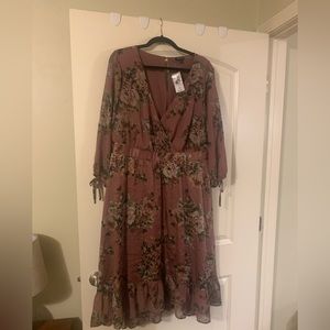 Glimmery Purple Glow Goddess Needed For Torrid Midi Dress